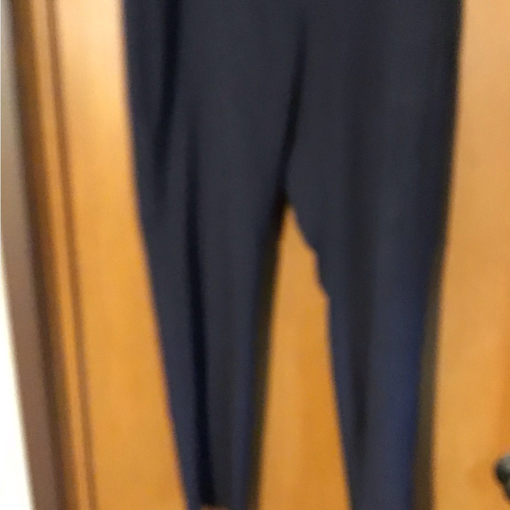 Ann Taylor Navy Blue Ponte Pants - 8 Curvy